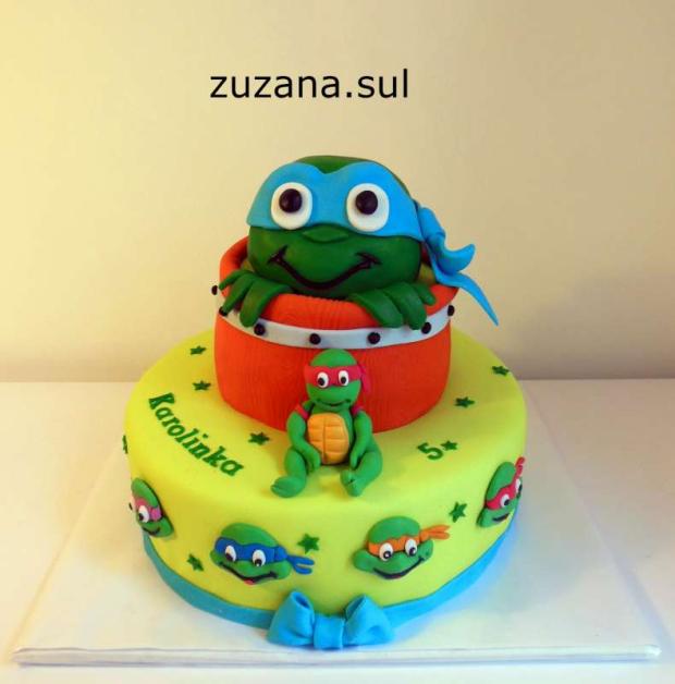 ninja korytnačky, torta, Rozprávkové torty ninja korytnačky, torta, Rozprávkové torty, zuzana.sul, 1