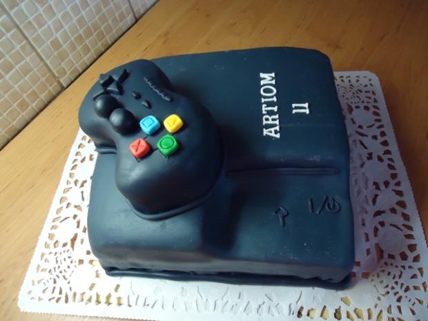 PS3, torta, Netradičné torty, ZUZANA ŠTRBKOVÁ, 1