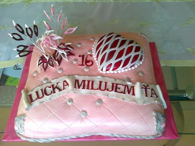 Vankúšik pre Lucku, torta, Narodeninové torty Vankúšik pre Lucku, torta, Narodeninové torty, leti, 1