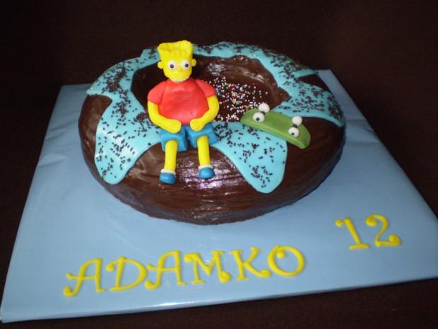 čoko šiška a Bart Simpson, torta, Rozprávkové torty čoko šiška a Bart Simpson, torta, Rozprávkové torty, , 1