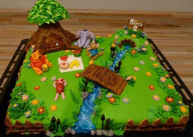 macko Pooh pre Šimonka, torta, Rozprávkové torty macko Pooh pre Šimonka, torta, Rozprávkové torty, ZuzanaTT, 1