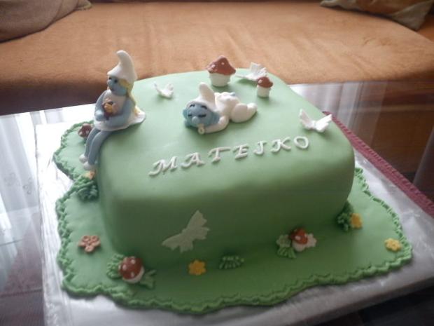 Šmolková, torta, Rozprávkové torty, radka2011, 1