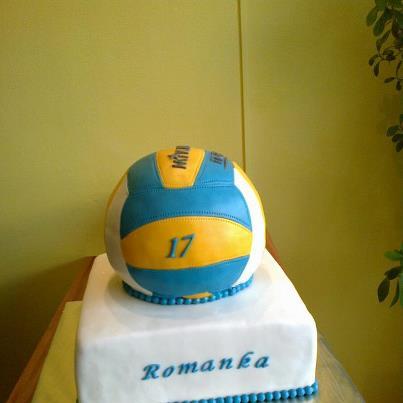 Volejbalka, torta, Narodeninové torty, Helenčok, 1