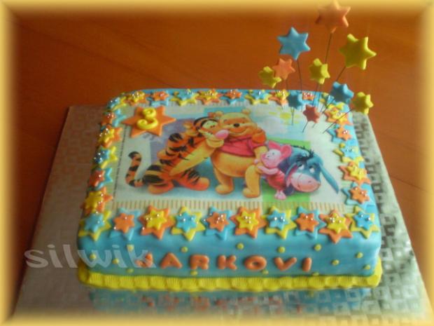 Macko Pooh a kamoši, torta, Rozprávkové torty Macko Pooh a kamoši, torta, Rozprávkové torty, silwik, 1