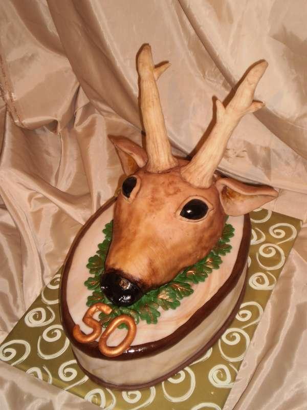 poľovnícka trofej, torta, akinom, 1