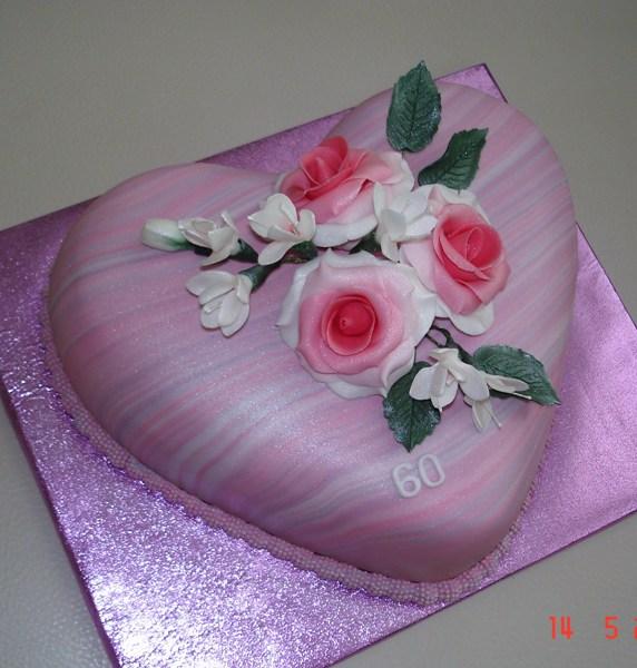 ružové srdiečko, torta, Narodeninové torty ružové srdiečko, torta, Narodeninové torty, norika1, 1