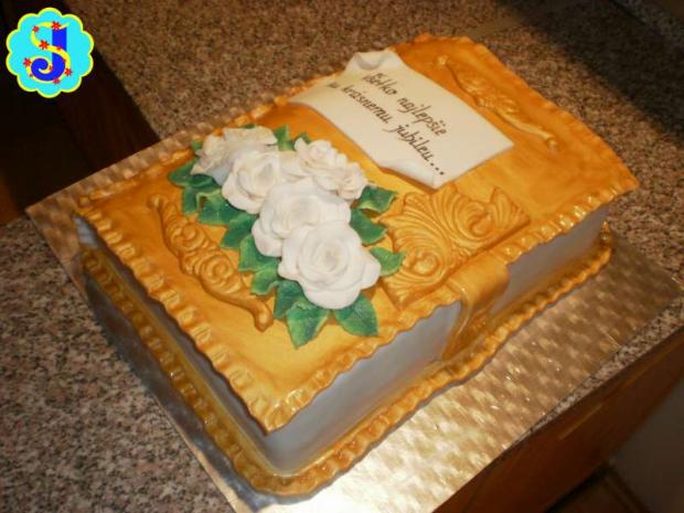 Kniha, torta, Narodeninové torty Kniha, torta, Narodeninové torty, Janka.S, 1
