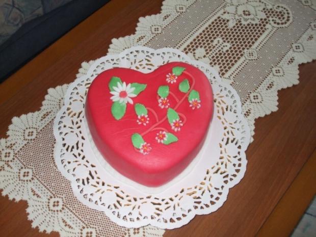 ...nie moc podarené minisrdiečko k narodeninám..., torta, Narodeninové torty, Kacik2, 1