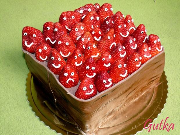 Jahodky, torta, Netradičné torty Jahodky, torta, Netradičné torty, gutka, 1