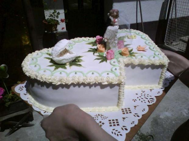 dvojsrdce, torta, Svadobné torty dvojsrdce, torta, Svadobné torty, zabacka, 1