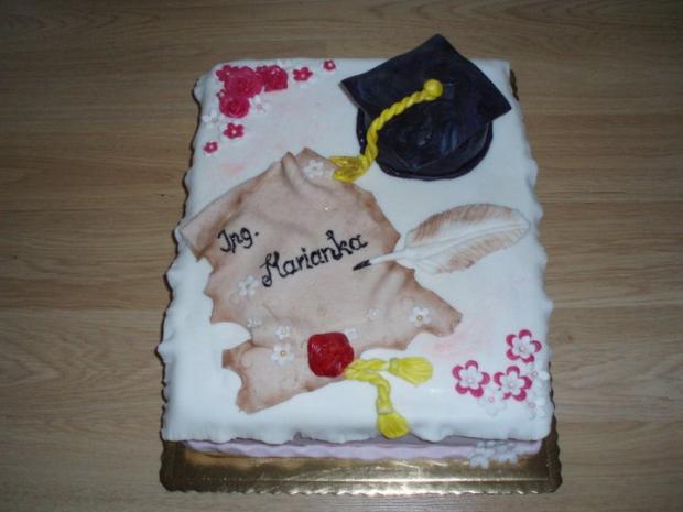 k promóciam , torta, Torty - škola, stužková k promóciam , torta, Torty - škola, stužková, Ivet, 1