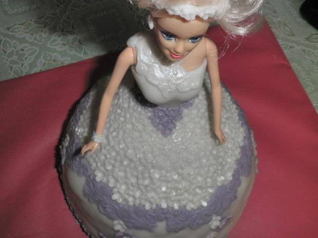 Barbie pre Ellinku, torta, Torty pre dievčatá, ANAVI-K, 1