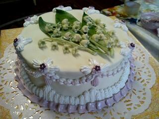 Pre babičku s konvalinkou, torta, Narodeninové torty Pre babičku s konvalinkou, torta, Narodeninové torty, Sissy, 1