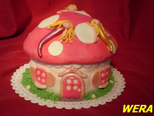 vílí domeček, torta, Torty pre dievčatá vílí domeček, torta, Torty pre dievčatá, WERA, 1