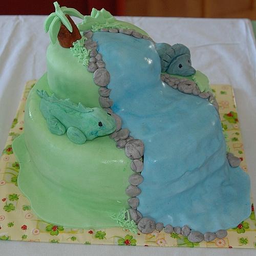 Vodopád, torta, Ostané torty pre deti, lesika, 1