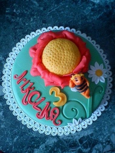 včielka Maja, torta, Rozprávkové torty, zuzulka s., 1