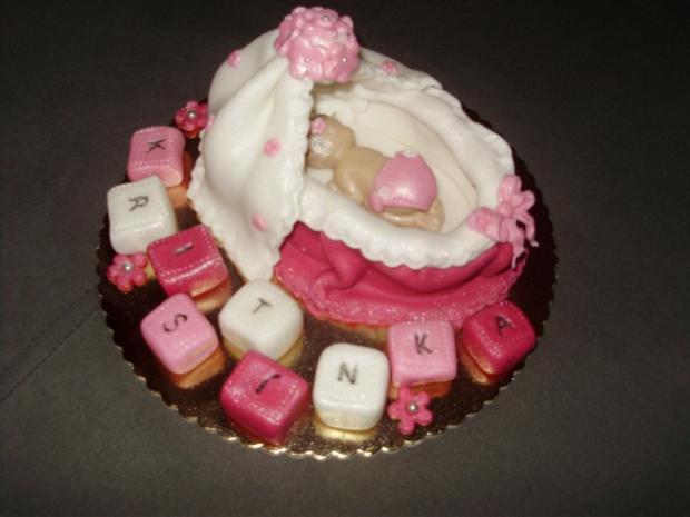 Na krstiny, torta, Torty na cirkevné sviatky, Janette 35, 1