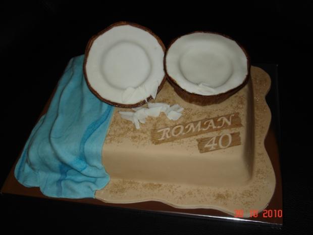 Kokosový orech, torta, Netradičné torty Kokosový orech, torta, Netradičné torty, nadulici, 1