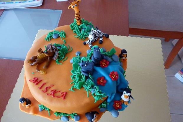 Moj prvy Madagaskar, torta, Rozprávkové torty Moj prvy Madagaskar, torta, Rozprávkové torty, martazdar, 1