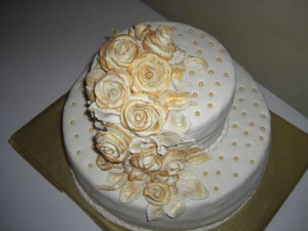 svadobna zlata, torta, Svadobné torty svadobna zlata, torta, Svadobné torty, adika, 1