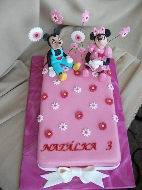 Mickey a Minnie, torta, Rozprávkové torty Mickey a Minnie, torta, Rozprávkové torty, Alenik, 1