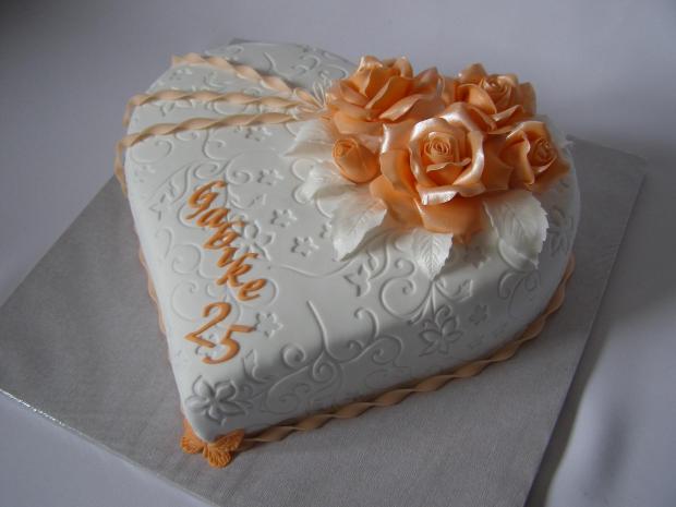 Marhulkové ruže, torta, Narodeninové torty Marhulkové ruže, torta, Narodeninové torty, Miruš 77, 1