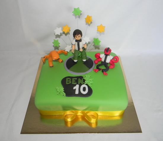 Ben10, torta, Rozprávkové torty, zabinka, 1