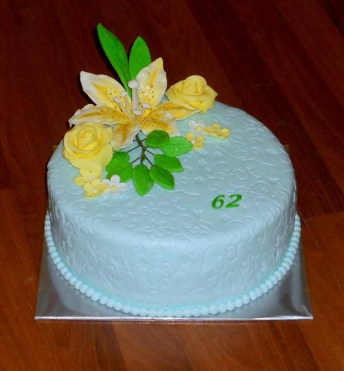 S ľaliou, torta, Narodeninové torty S ľaliou, torta, Narodeninové torty, kacena666, 1