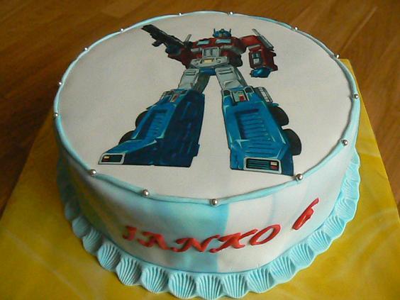 s transformerom, torta, Narodeninové torty, katkakotruchova, 1