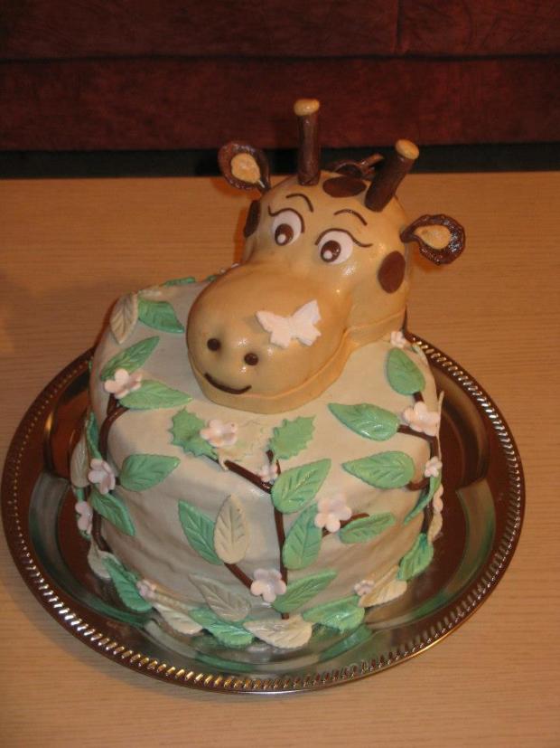 Zirafa 2, torta, Torty so zvieratkami, Magdalienka, 1