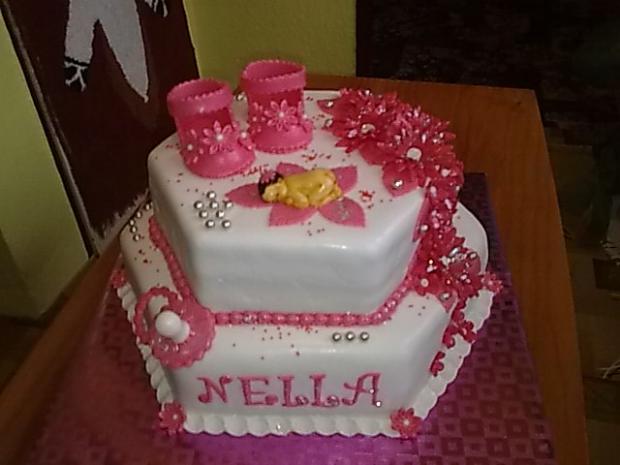 pre Nellku, torta, Torty na krstiny pre Nellku, torta, Torty na krstiny, Mereske, 1