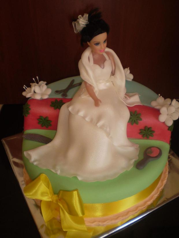 nevesta na želanie - kaderníčka , torta, Svadobné torty nevesta na želanie - kaderníčka , torta, Svadobné torty, Šuvadová Maťa, 1