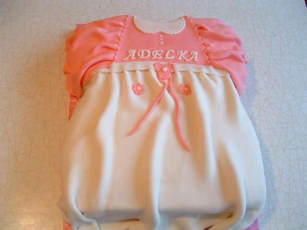 Šatočky - podľa vzoru z netu, torta, Torty na krstiny Šatočky - podľa vzoru z netu, torta, Torty na krstiny, dustinnescafe, 1