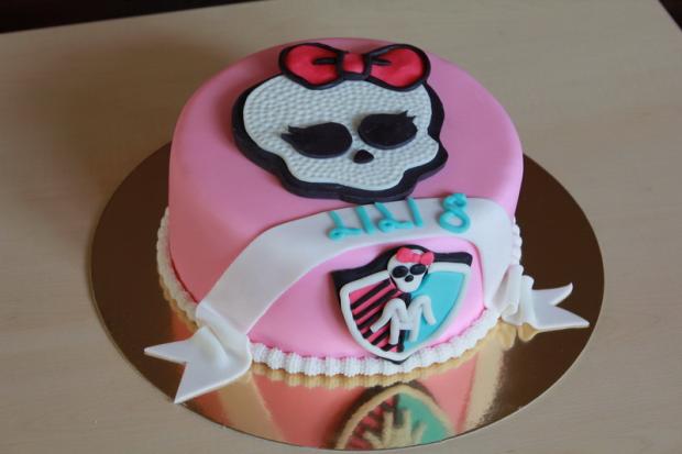 Monster High, torta, Torty pre dievčatá, jazvinka, 1