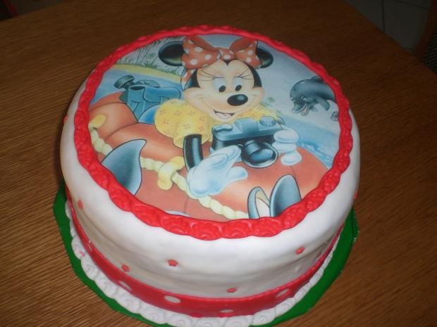 s oblatkou minie, torta, Rozprávkové torty, Ivka29, 1