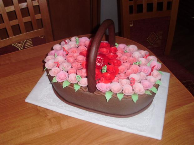 kosik k ,,75", torta, Narodeninové torty kosik k ,,75", torta, Narodeninové torty, andelik, 1