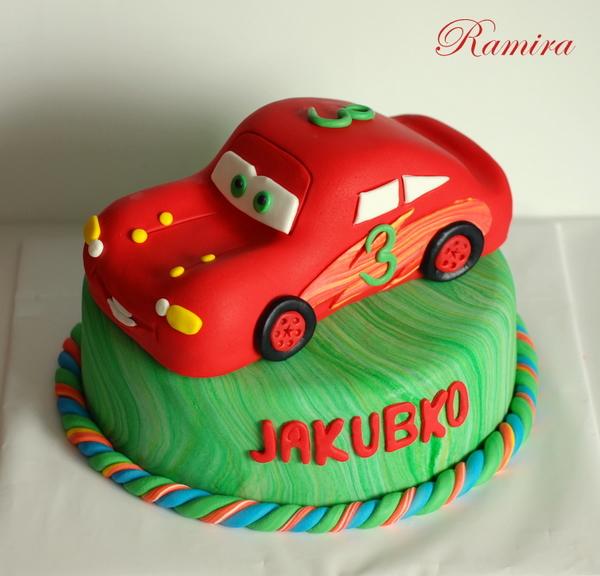 Mac Queen, torta, Torty autíčka, vláčiky Mac Queen, torta, Torty autíčka, vláčiky, ramira, 1