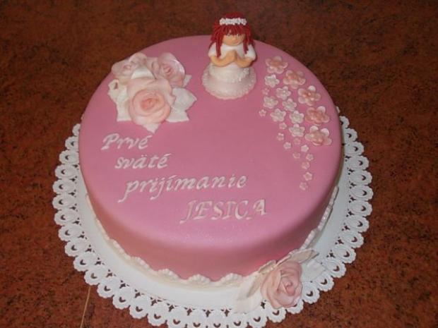 PSP v ružovom, torta, Torty na cirkevné sviatky PSP v ružovom, torta, Torty na cirkevné sviatky, narciska26, 1