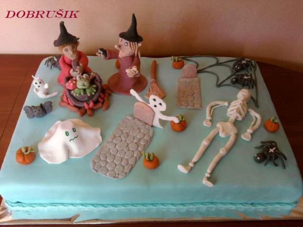 Na halloweensku party, torta, Netradičné torty Na halloweensku party, torta, Netradičné torty, Dobrusik, 1