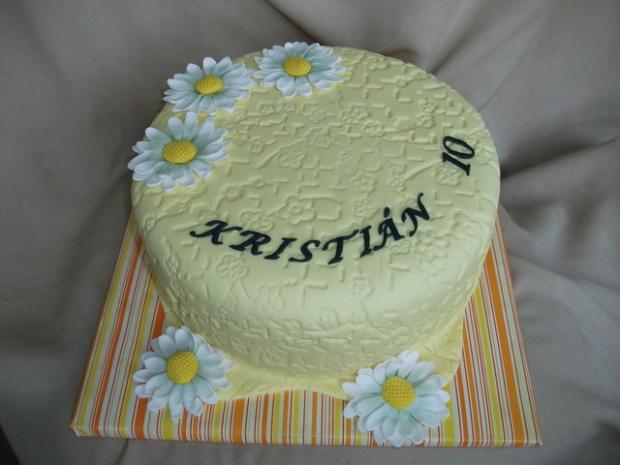 ..žlta s margaretkami, torta, Narodeninové torty ..žlta s margaretkami, torta, Narodeninové torty, Alenik, 1