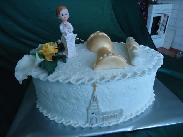 1.sv.primanie pre chlapca, torta, Torty na cirkevné sviatky, DanielkaK, 1