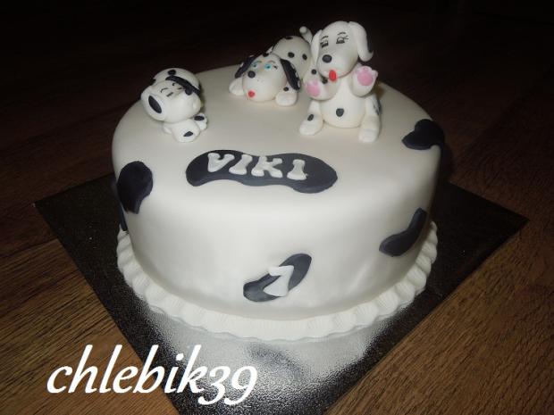 traja dalmatinci pre Viki, torta, Torty so zvieratkami traja dalmatinci pre Viki, torta, Torty so zvieratkami, chlebik39, 1