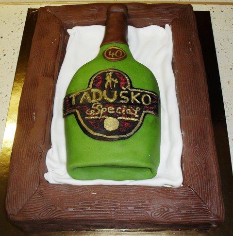 Fľaša KBŠ, torta, Narodeninové torty, EykaM, 1