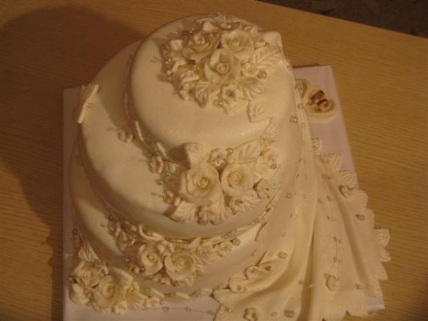 svadobná - pohľad 2, torta, Svadobné torty svadobná - pohľad 2, torta, Svadobné torty, Magdalienka, 1