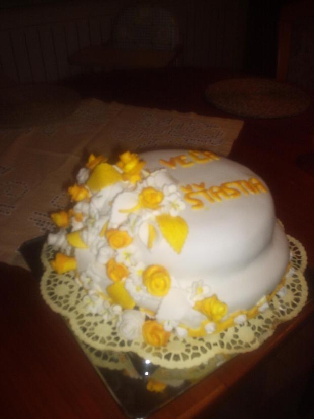 žltá svadobná, torta, Svadobné torty žltá svadobná, torta, Svadobné torty, aljusa, 1