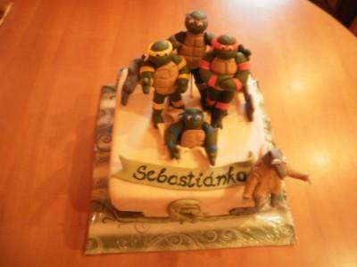 ninja korytnacky, torta, Rozprávkové torty, SILWIA 21, 1