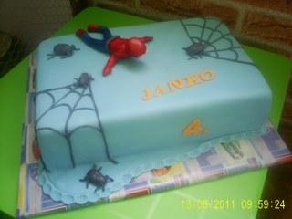 Spidermann, torta, Rozprávkové torty, olinockaaa, 1