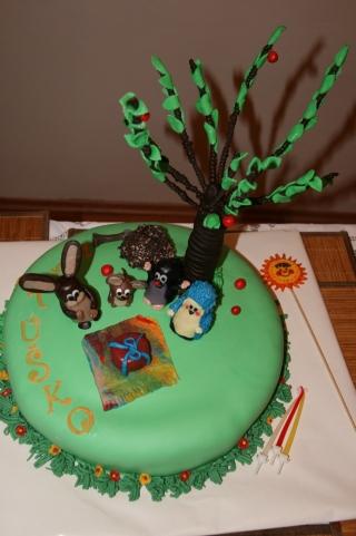 Krtko a kamaráti, torta, Rozprávkové torty, lucka.plk, 1