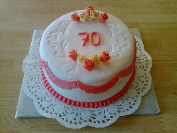 Torta na 70-tku, torta, Narodeninové torty Torta na 70-tku, torta, Narodeninové torty, Jana Tokárová, 1