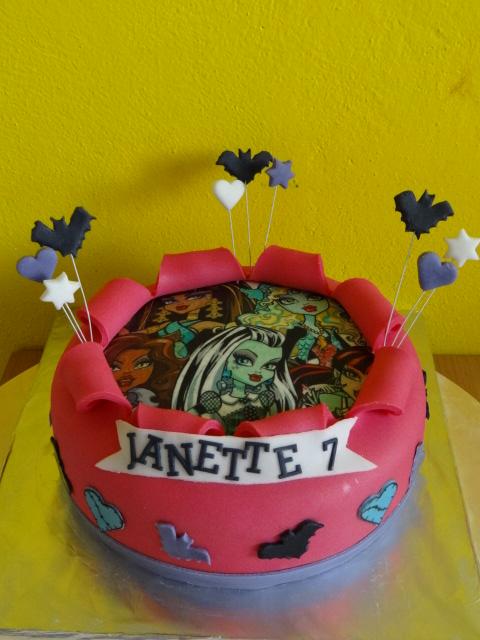 Monster High, torta, Torty pre dievčatá, Moncika7, 1